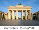Megapixel image of the famous Brandenburg Gate in Berlin, Germany