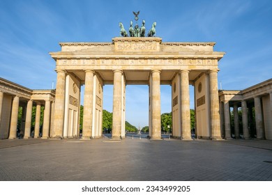Megapixel image of the famous Brandenburg Gate in Berlin, Germany