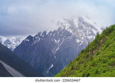 Meili Snow Mountain Scenery And Mountain Landform In Yunnan Province, China