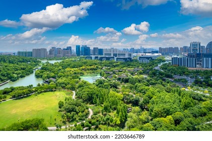 Meishan Scenic Area, Shaoxing Wetland Park, Zhejiang Province, China - Shutterstock ID 2203646789