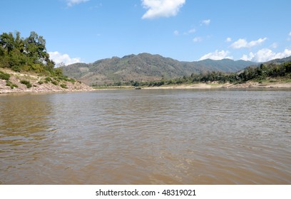 Mekon River On The Way To Luang Prabang