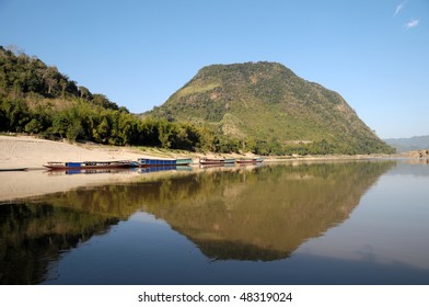 Mekon River On The Way To Luang Prabang