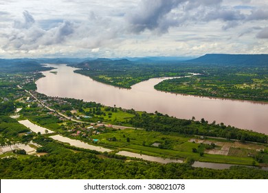 Mekong River At Dusk