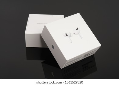 Melaka, Malaysia - The All New Apple Airpods Pro / Air Pods Pro Are The Only In-ear Headphones With Active Noise Cancellation That Continuously Adapts To The Geometry Of Your Ear.