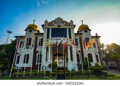 Proclamation of independence memorial building Images, Stock 