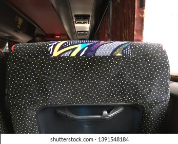 Melaka/Malaysia - May 4,2019 : Bus Seat Cover With Variety Of Design