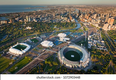 Melbourne Aerial Skyline