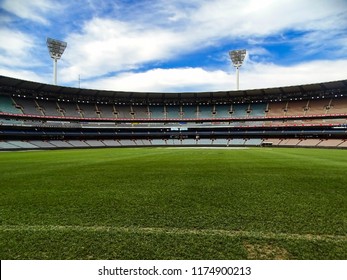 Melbourne, Australia - 7th September, 2017: View Of The Melbourne Cricket Ground (MCG) And Its Vast Empty Stands