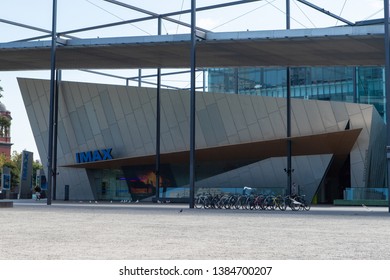 Melbourne, Australia - April 15, 2019: Front View Of IMAX Theatre At Melbourne Museum.