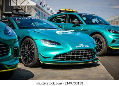 MELBOURNE, AUSTRALIA - APRIL 6: Aston Martin Medical Cars Before The Star Of The 2022 Australian Formula 1 Grand Prix On 6th April 2022