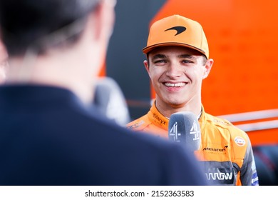 MELBOURNE, AUSTRALIA - APRIL 9: Lando Norris Of McLaren F1 Team After Qualifying At The 2022 Australian Formula 1 Grand Prix On 9th April 2022