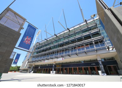 MELBOURNE AUSTRALIA - DECEMBER 1, 2018: MCG Melbourne Cricket Ground Stadium Melbourne Australia