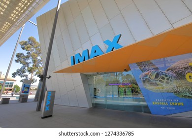 MELBOURNE AUSTRALIA - DECEMBER 1, 2018: IMAX Movie Cinema In Melbourne Australia