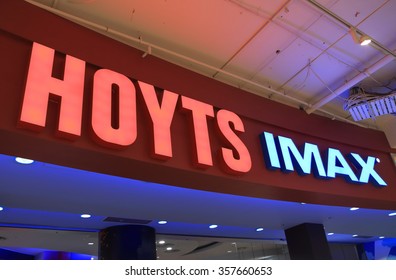 MELBOURNE AUSTRALIA - DECEMBER 26, 2015: Hoyts Imax Movie Cinema. Hoyts Is The Second Largest Cinema Group In Australia. 
