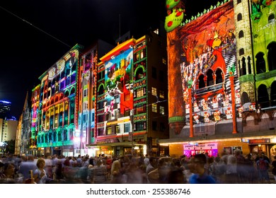 White Night Festival Melbourne Images Stock Photos Vectors