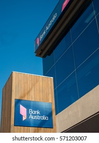 Melbourne, Australia - January 3, 2017: Bank Australia, Formerly Bankmecu And Members And Education Credit Union Is A Customer Owned Bank. This Is Its Corporate Headquarters In Kew.