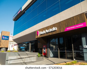 Melbourne, Australia - January 3, 2017: Bank Australia, Formerly Bankmecu And Members And Education Credit Union Is A Customer Owned Bank. This Is Its Corporate Headquarters In Kew.