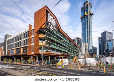 Melbourne, Australia - Jul 27, 2019: The ABC Studios Building