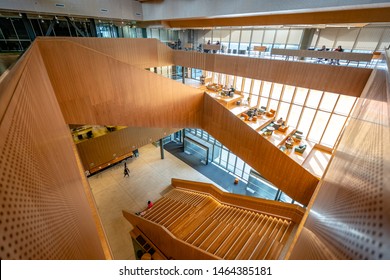 Melbourne, Australia - Jul 27, 2019: Monash University Clayton - Learning And Teaching Building Interior