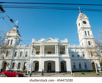 Melbourne, Australia - July 16, 2016: Malvern Town Hall Is The Seat Of The City Of Stonnington Local Government Area.