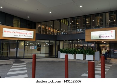 Melbourne, Australia - June 7, 2019: The Royal Women's Hospital Is A Specialist Maternity, Gynaecology, Neonatal And Women's Health Hospital.