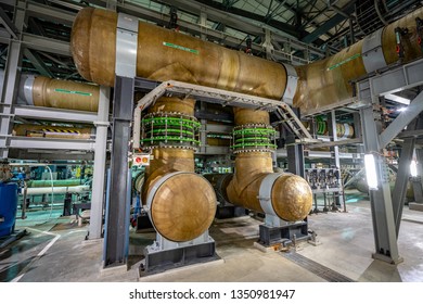 Melbourne, Australia - Mar 16, 2019: Victorian Desalination Plant