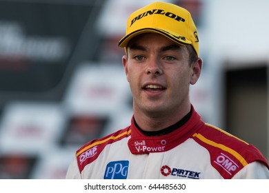 MELBOURNE, AUSTRALIA  May 20: Scott McLaughlin Takes 1st Place, Race 9 Of The The Virgin Australia Supercars Championship -  2017 Winton SuperSprint, Australia On May 20 2017.