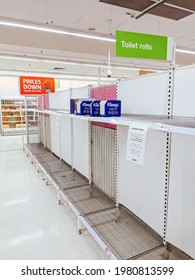 Melbourne, Australia - May 27, 2021: Victorian State Government Announces A 'circuit Breaker' Lockdown For 7 Days, Which Results In Panic Buying At Supermarkets Across Victoria.