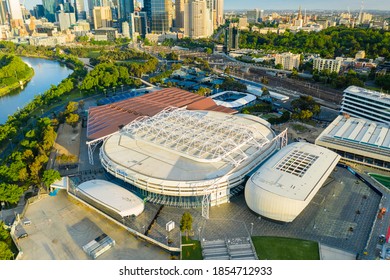 Melbourne, Australia - Nov 15, 2020: Aerial View Of Rod Laver Arena, The Main Venue For The Australian Open Tennis Tournament