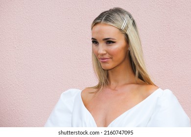 MELBOURNE, AUSTRALIA - NOVEMBER 3: Brooke Hogan At Derby Day At The 2018 Melbourne Cup Carnival