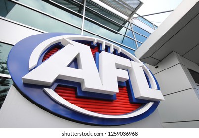 MELBOURNE AUSTRALIA - NOVEMBER 30, 2018: AFL Australian Football League Australia