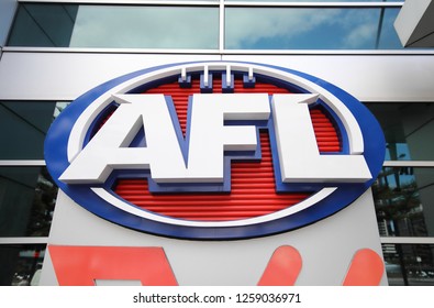 MELBOURNE AUSTRALIA - NOVEMBER 30, 2018: AFL Australian Football League Australia