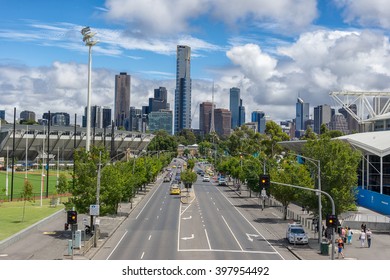 Melbourne, Australia On 24th Jan 2016: The Olympic Park Was A Outdoor Stadium Complex On Olympic Boulevard In Inner Melbourne. The Park Was Built As An Athletics Training Venue For The 1956 Olympics,