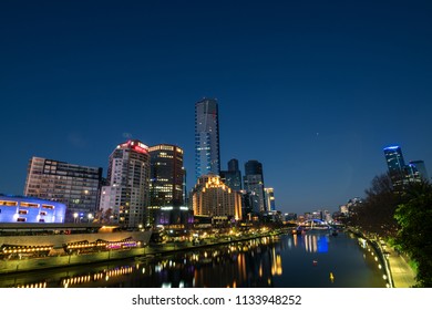 Melbourne City Scape During Dawn