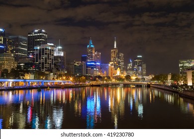 Melbourne Night Images Stock Photos Vectors Shutterstock