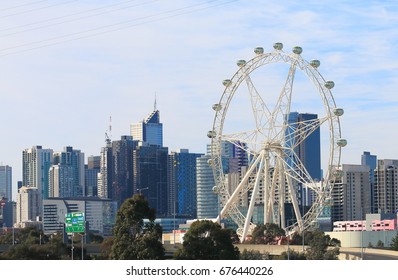 Melbourne Downtown Cityscape Australia