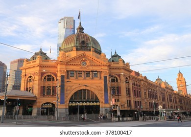 Melbourne Flinders Street Train Station Australia
