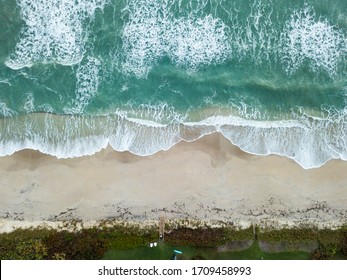 Melbourne Florida Beach From Above