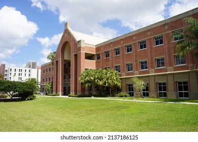 Melbourne, Florida USA - March 19, 2022: F. W. Olin Engineering Complex At Florida Institute Of Technology.                               