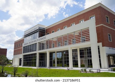 Melbourne, Florida USA - March 19, 2022: Gordon L. Nelson Health Sciences Building At Florida Institute Of Technology.                                  