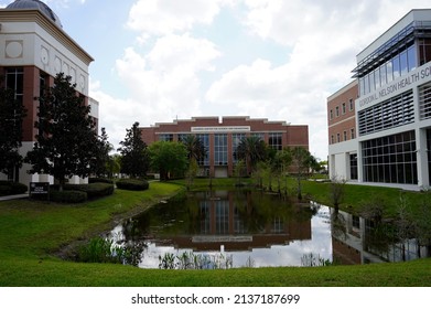 Melbourne, Florida USA - March 19, 2022: L3Harris Center For Science And Engineering At Florida Institute Of Technology.                                 