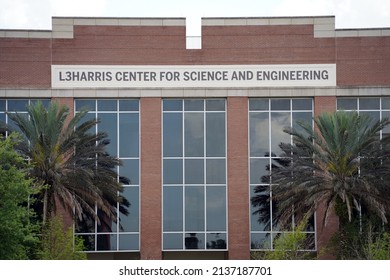 Melbourne, Florida USA - March 19, 2022: L3Harris Center For Science And Engineering At Florida Institute Of Technology.                                 