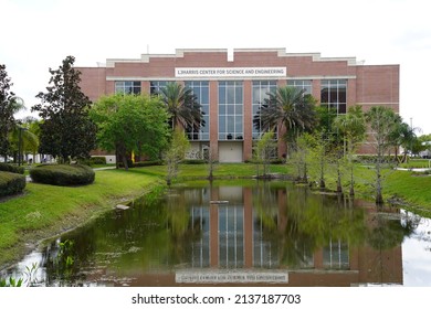 Melbourne, Florida USA - March 19, 2022: L3Harris Center For Science And Engineering At Florida Institute Of Technology.                                 