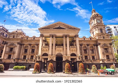 Melbourne Town Hall At Central Melbourne, Victoria, Australia