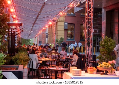 Melbourne, Victoria, Australia - December 31 2020: Melbourne's Street Feast With No Fireworks For New Years Eve 