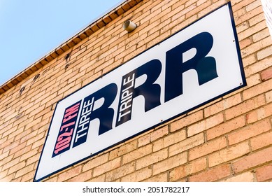 Melbourne, Victoria, Australia, October 1st, 2021: The Exterior Sign For “Three Triple R”, A Melbourne Community-based Independent Radio Station