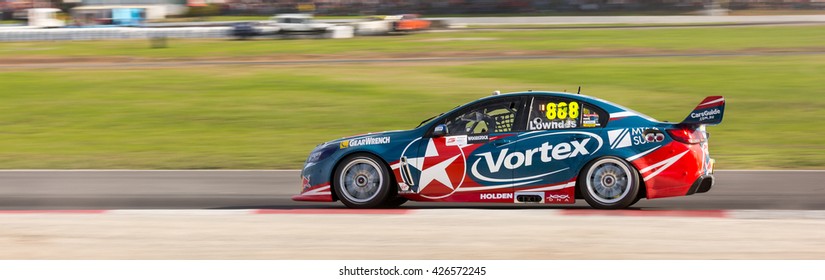 MELBOURNE, WINTON/AUSTRALIA, 22 MAY , 2016: Virgin Australia Supercars Championship  - Craig Lowndes (Team Vortex) During Race 11 At Winton.