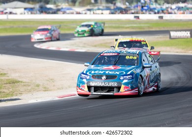 MELBOURNE, WINTON/AUSTRALIA, 22 MAY , 2016: Virgin Australia Supercars Championship  - Craig Lowndes (Team Vortex) During Qualifying At Winton.