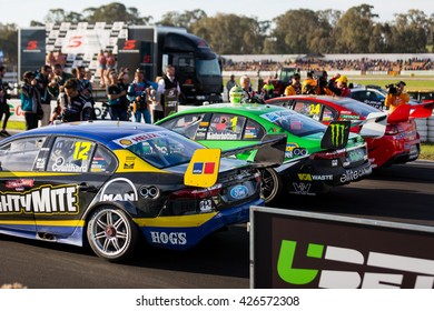 MELBOURNE, WINTON/AUSTRALIA, 22 MAY , 2016:  Race 11 Of The Vigin Australia Supercars Champiionship At Winton Raceway.