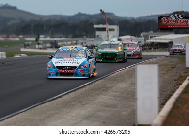 MELBOURNE, WINTON/AUSTRALIA, 22 MAY , 2016: Virgin Australia Supercars Championship  - Scott McLaughlin (Wilson Security Racing) During Race 10 At Winton.